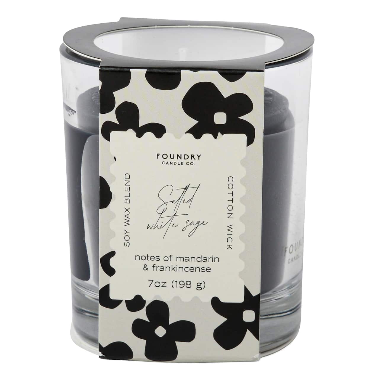 Foundry Candle Co. 7oz. Salted White Sage Stamped Scented Candle